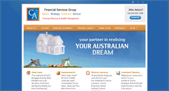 Desktop Screenshot of cafsg.com.au